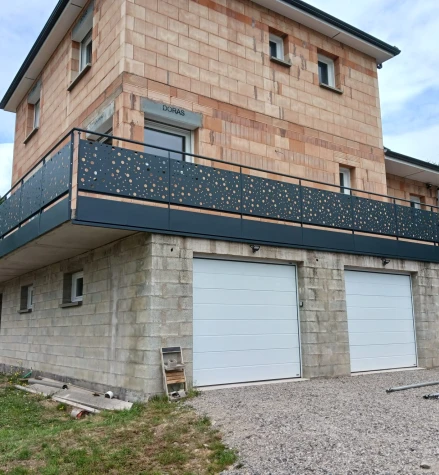 Réalisation Garde-corps métallique dans les Vosges